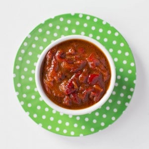 Roasted Red Pepper with Pomegranate Molasses
