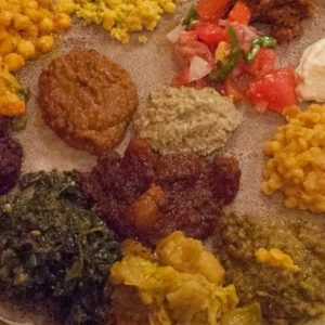 Dukem Ethiopian Vegetarian Platter
