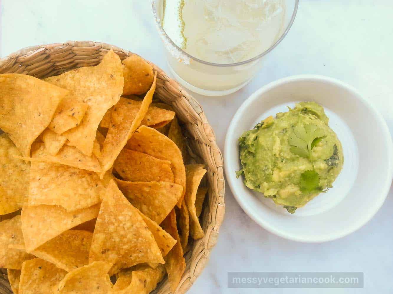 Housemade Chips and Guacamole at Gracias Madre Weho