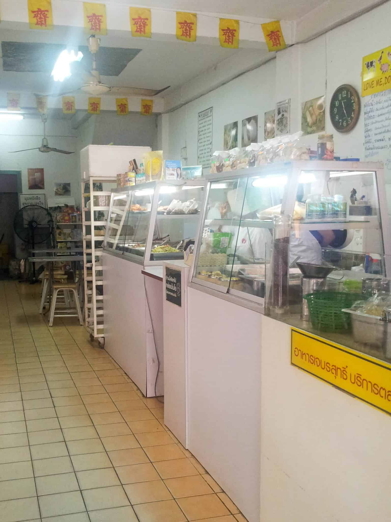 Typical shophouse style Thai eatery