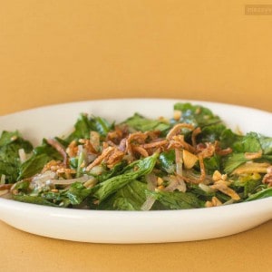 Burmese Pennywort Salad (myin kwa ywet thoke)