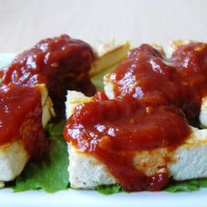 Vietnamese Tofu with Tomato Sauce