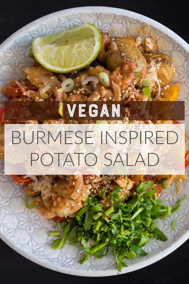 Vegan Burmese Potato Salad