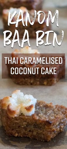 Kanom Baa Bin (Thai Coconut Dessert)