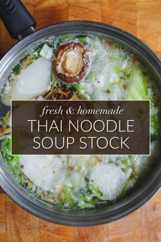 Thai Noodle Soup Stock 