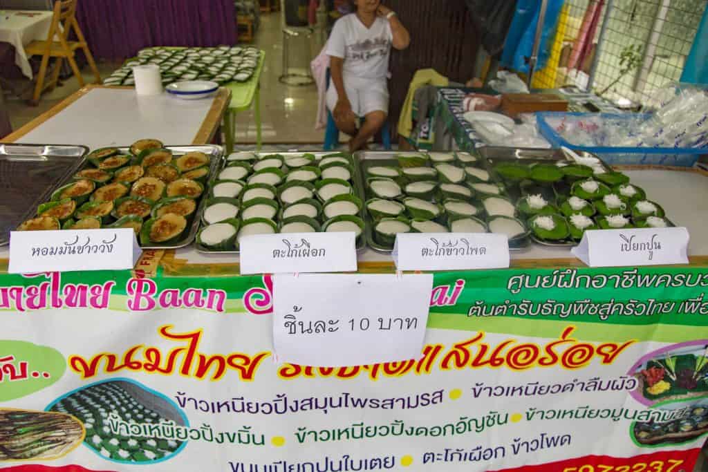 Tako ตะโก้ Puddings during phuket vegetarian festival