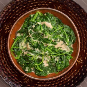 Maple Tahini Spinach