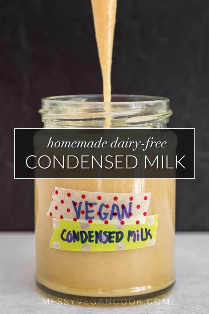dairy free vegan condensed milk