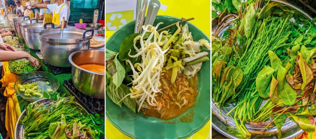 Vegan Kanom Jeen Stall in Hat Yai