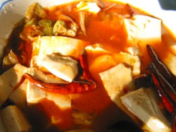 水煮豆腐 Water boiled tofu