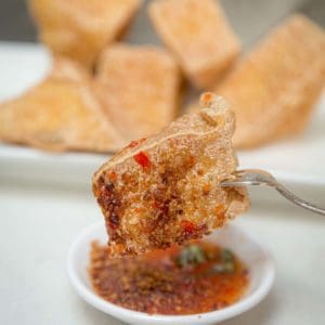 Thai fried tofu tao hu tod