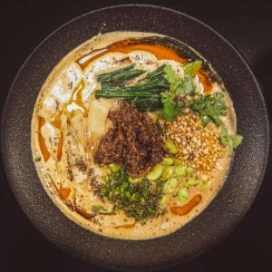 Vegan tantanmen from Mensho ramen in Bangkok